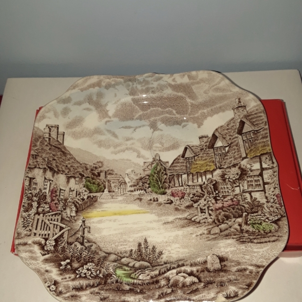 $20  Johnson Bros made in England snack plate